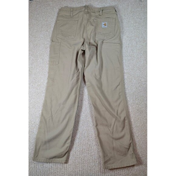 Carhartt FR Loose Fit Utility Work Pants 29x29 Flame Resistant Canvas Khaki - Picture 2 of 11